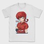 Ranma Half Red, Tricou Barbati (Unisex)