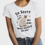 My Cat Was Sitting on Me, Tricou Femei