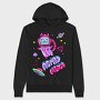 Cat Astronaut Meow, Hanorac Oversize Barbati (Unisex)