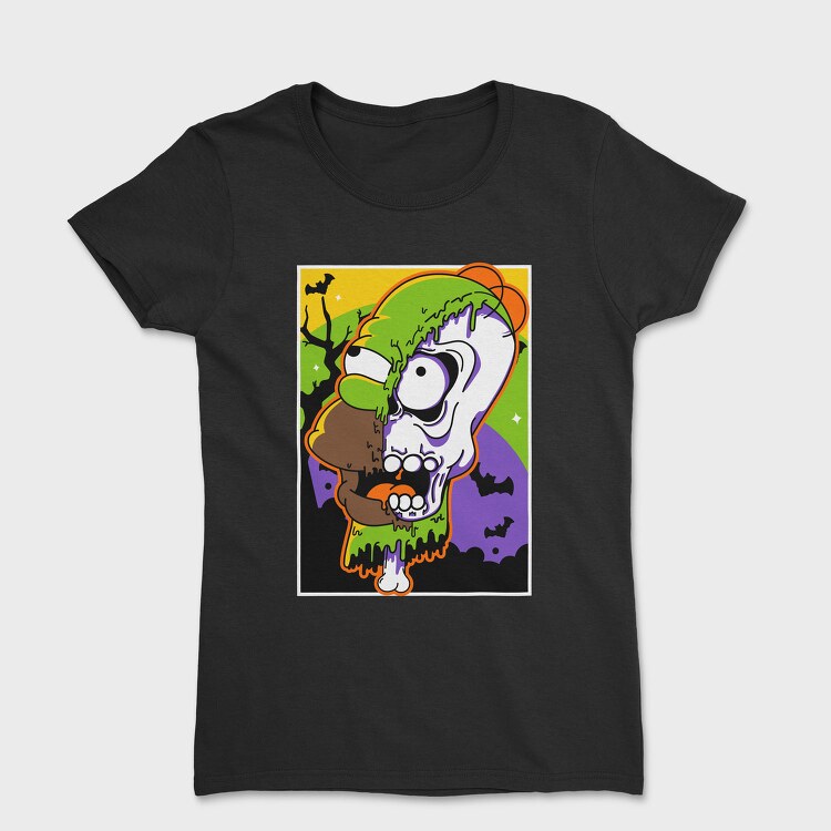 Zombie Clown Scream, Tricou Femei
