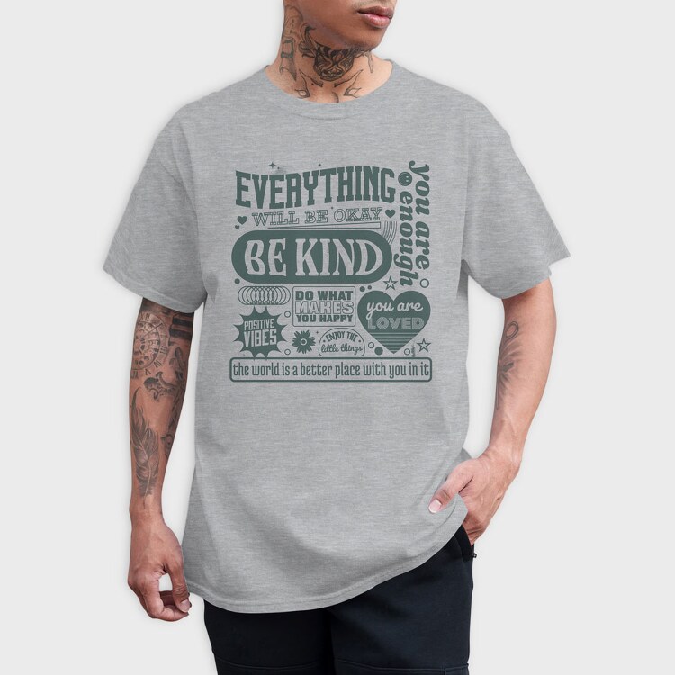 Positive Vibration Set, Tricou Barbati (Unisex)