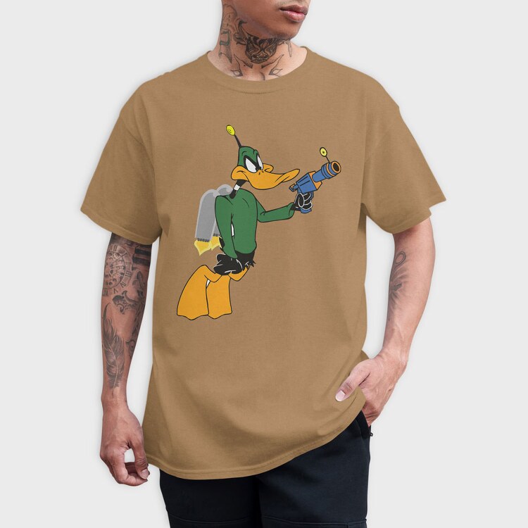 Cartoon Retro Duck Dodgers 2, Tricou Barbati (Unisex)