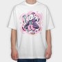 Cat Wizard Vibes, Tricou Oversize Barbati (Unisex)