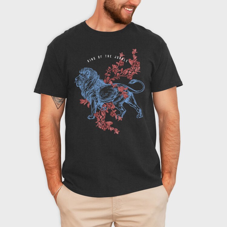King of the Jungle, Tricou Barbati (Unisex)