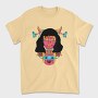 Cyber Pink Horns, Tricou Barbati (Unisex)