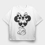 Dark Whisper, Tricou Oversize Barbati (Unisex)