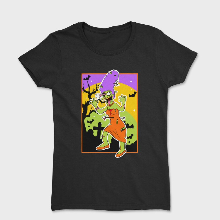 Zombie Marge Halloween, Tricou Femei