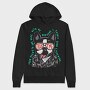 Doggy Cool Biker, Hanorac Oversize Barbati (Unisex)