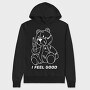 Drunk Teddy Vibes, Hanorac Oversize Barbati (Unisex)