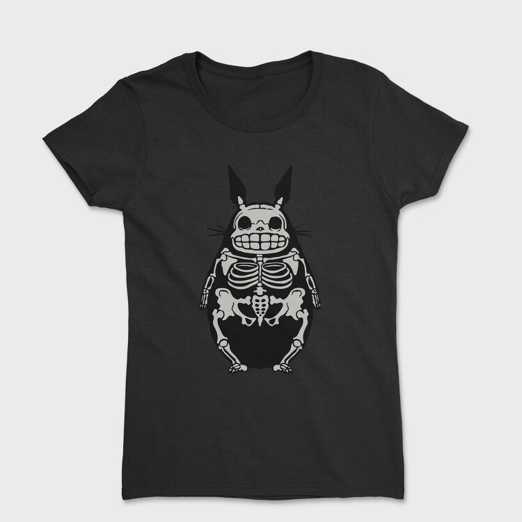 Skeleton Totoro, Tricou Femei