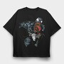 Pug Love, Tricou Oversize Barbati (Unisex)