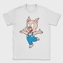 Porky Pig Jump, Tricou Barbati (Unisex)