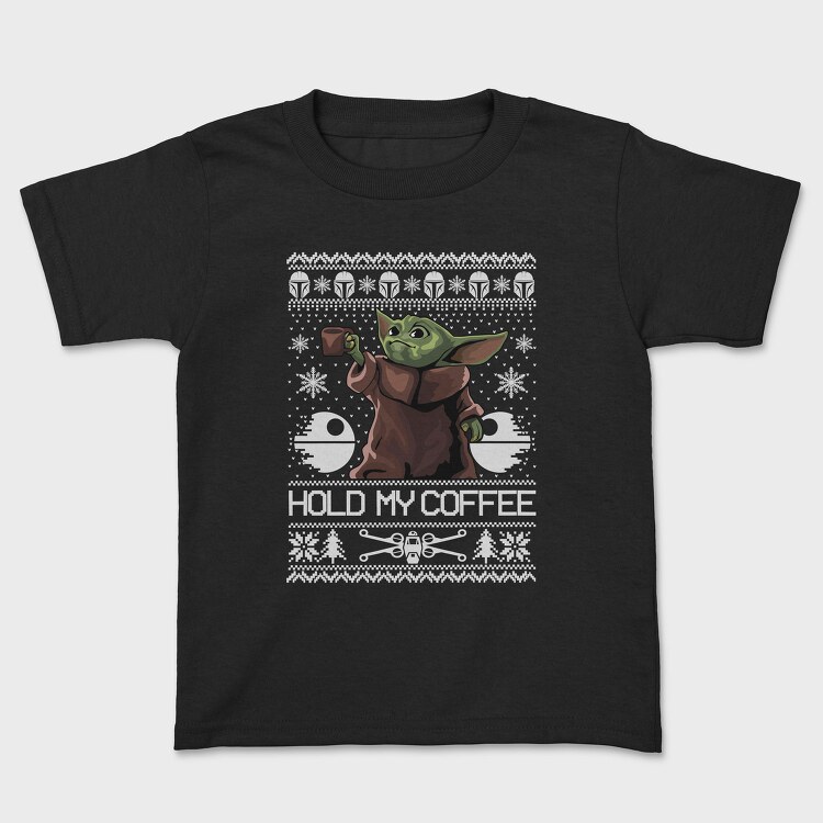 Yoda Coffee Sweater, Tricou Copii