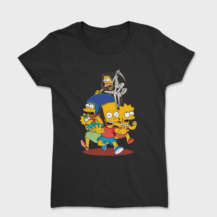 Skeleton Simpsons, Tricou Femei