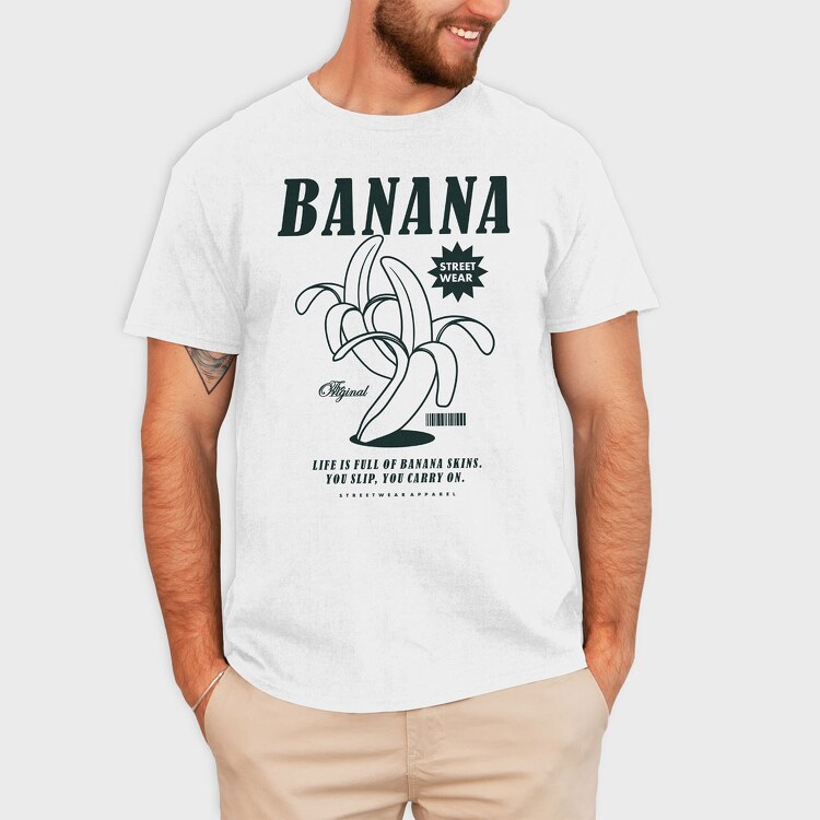 Banana 1, Tricou Barbati (Unisex)