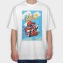 Drunk Clown Cloud, Tricou Oversize Barbati (Unisex)