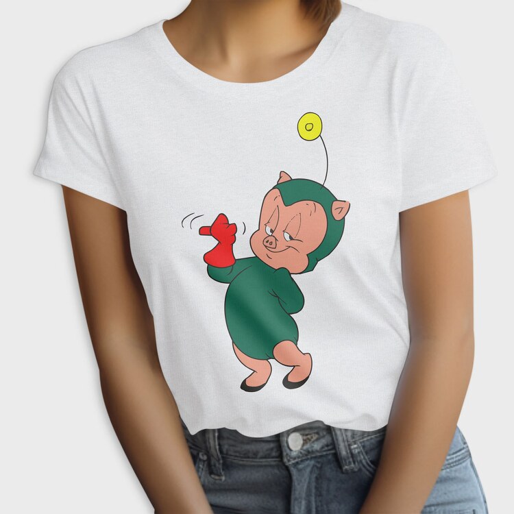 Cartoon Retro Duck Dodgers 5, Tricou Femei