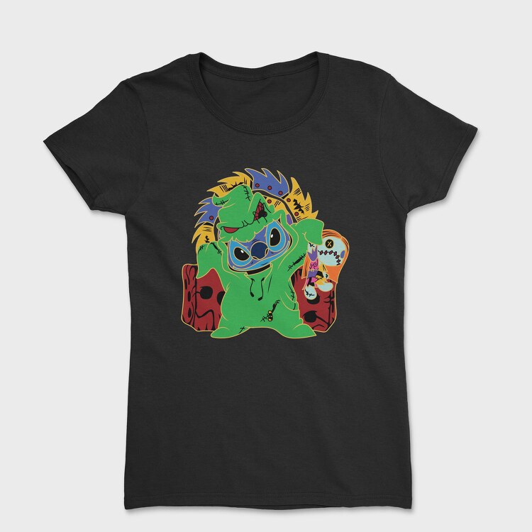 Skeleton Monster Feast, Tricou Femei