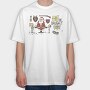Santas Naughty List, Tricou Oversize Barbati (Unisex)