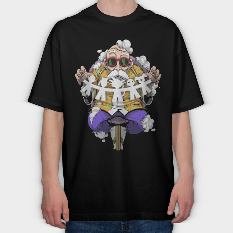Grandma Cool Vibes, Tricou Oversize Barbati (Unisex)