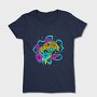 Leopard Flow Floral, Tricou Femei