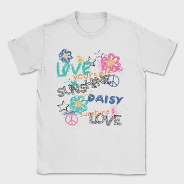 Love Yourself Daisy Sunshine, Tricou Barbati (Unisex)