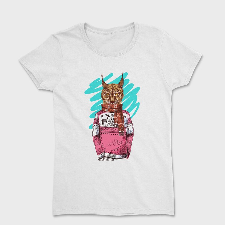 Lynx Sweater Scarf, Tricou Femei