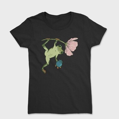Frog Flower Snack, Tricou Femei