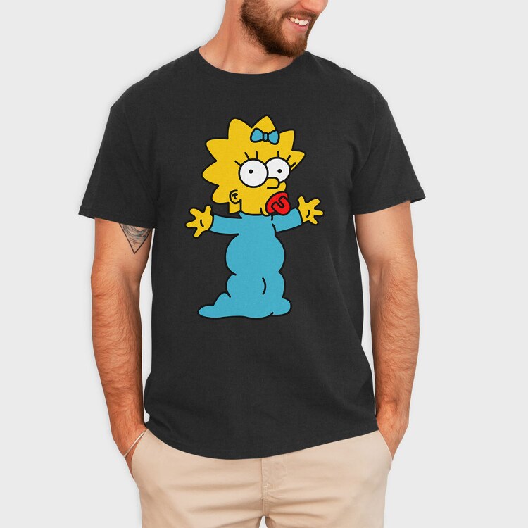 Maggie Simpson 1, Tricou Barbati (Unisex)
