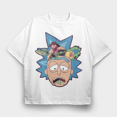 Mad Ricks Chaos, Tricou Oversize Barbati (Unisex)