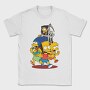 Skeleton Simpsons, Tricou Barbati (Unisex)