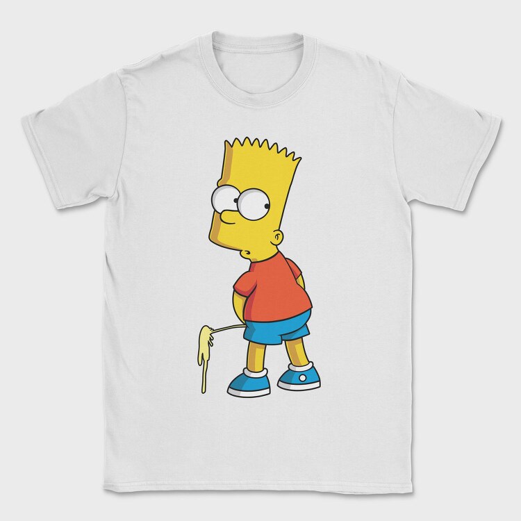 Simpsons Bart, Tricou Barbati (Unisex)