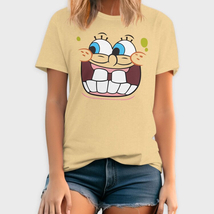 SpongeBob face 11, Tricou Barbati (Unisex)