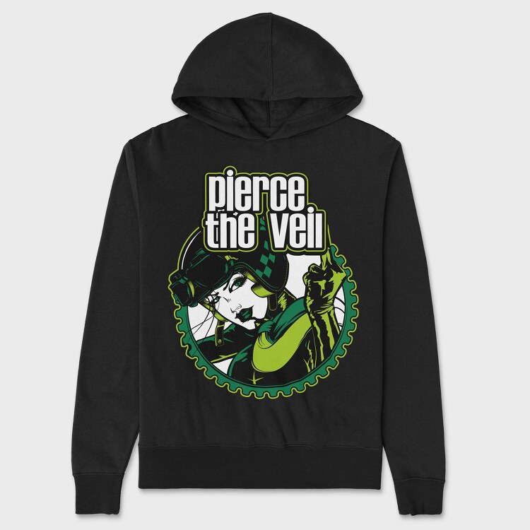 Piercing Veil Mystery, Hanorac Oversize Barbati (Unisex)