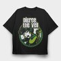 Piercing Veil Mystery, Tricou Oversize Barbati (Unisex)
