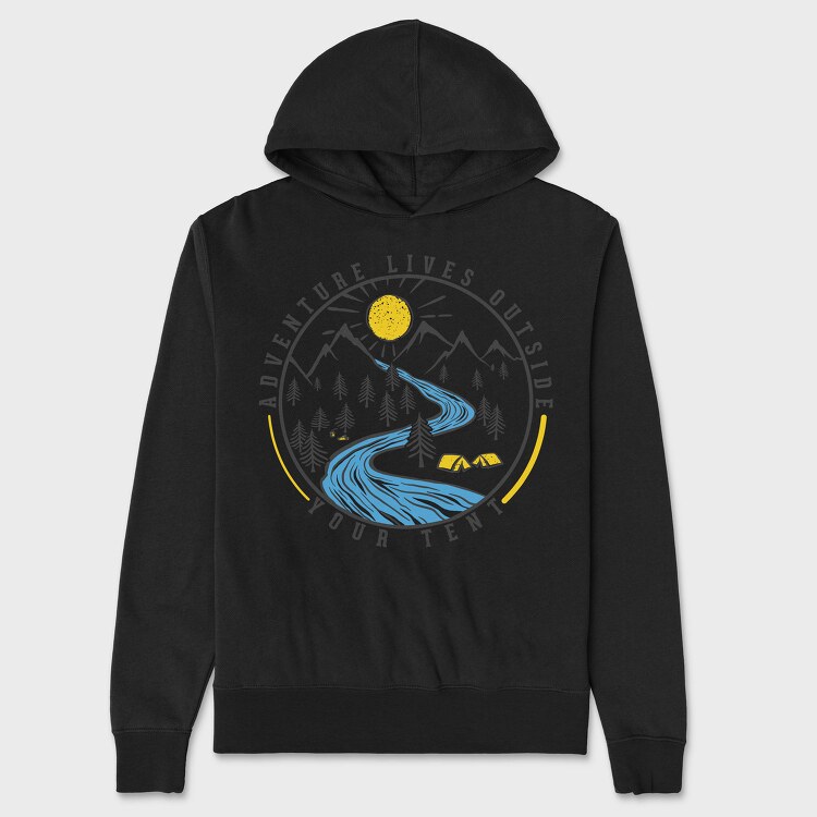 River Camp Adventure, Hanorac Oversize Barbati (Unisex)
