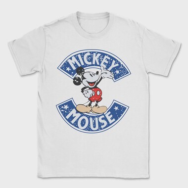 Mickey Mouse Emblem, Tricou Barbati (Unisex)