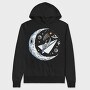 Moon Rocket Dreams, Hanorac Oversize Barbati (Unisex)