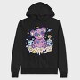 Moonlit Teddy Dreams, Hanorac Oversize Barbati (Unisex)