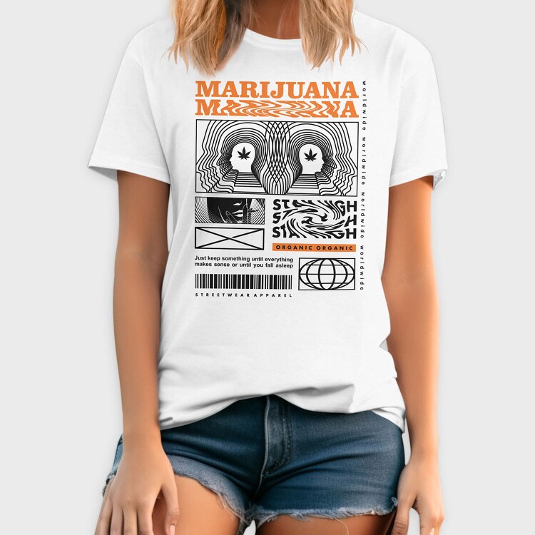 Marijuana 1, Tricou Barbati (Unisex)