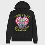 Peace Love Vibes, Hanorac Oversize Barbati (Unisex)