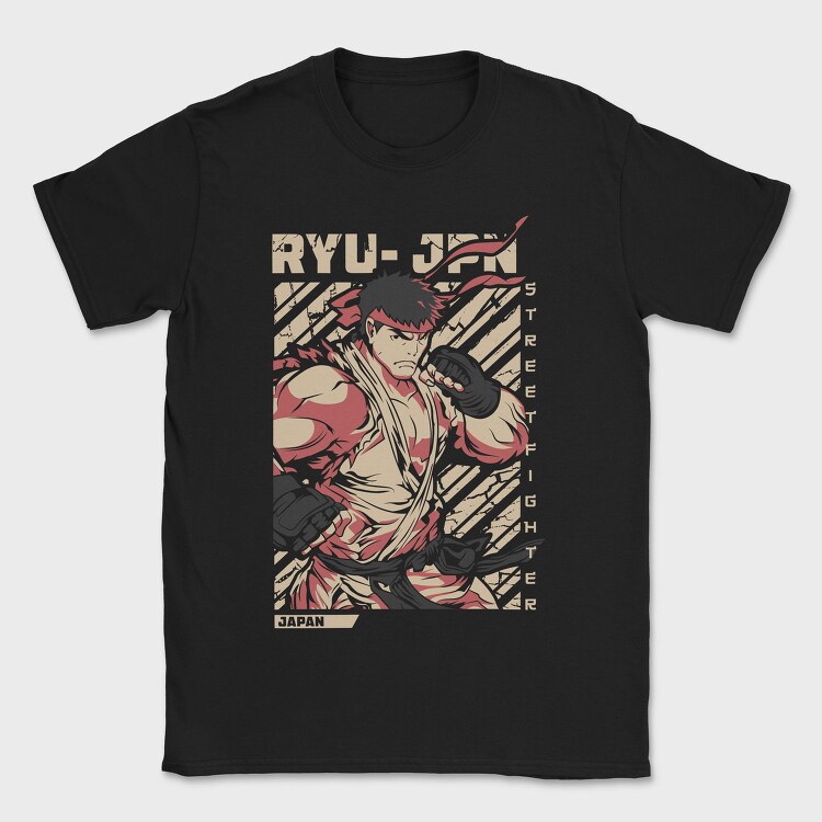 Ryu Street Fighter, Tricou Barbati (Unisex)