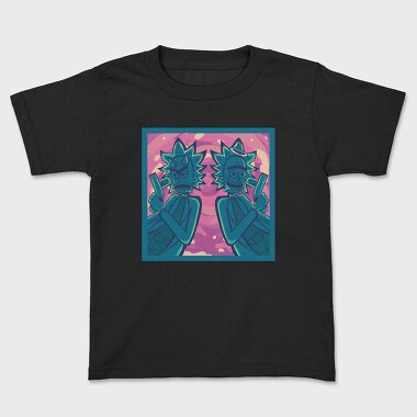 Rick And Morty Guns, Tricou Copii
