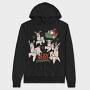Reindeer Sleigh Ride, Hanorac Oversize Barbati (Unisex)