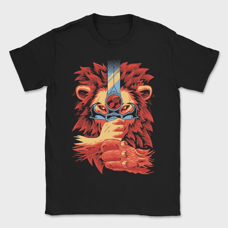 Red Wolf Howl 1, Tricou Barbati (Unisex)