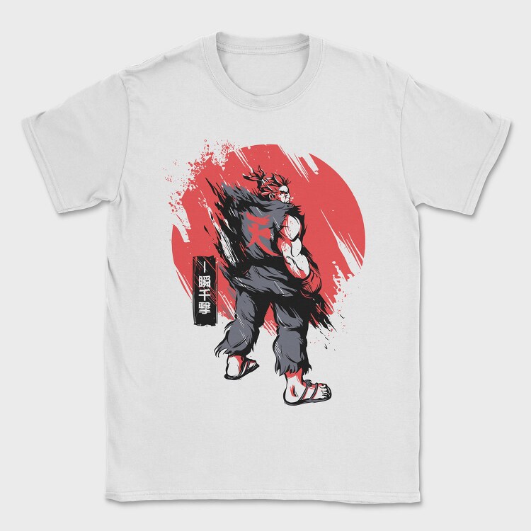 Red Samurai Warrior, Tricou Barbati (Unisex)