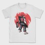 Red Samurai Warrior, Tricou Barbati (Unisex)