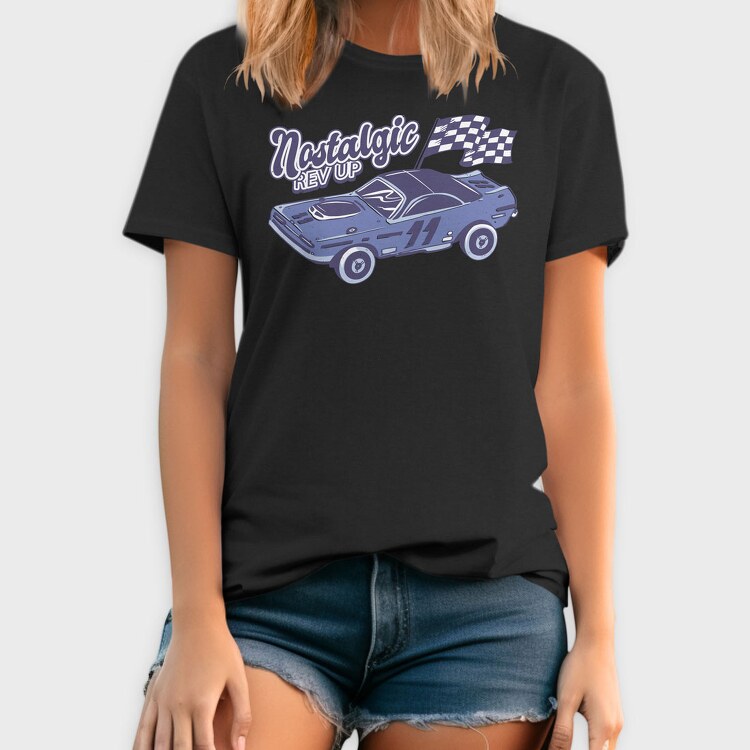 Nostalgic Rev Up, Tricou Barbati (Unisex)