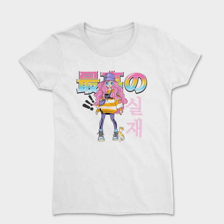 Pink Hair Vibes, Tricou Femei