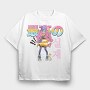 Pink Hair Vibes, Tricou Oversize Barbati (Unisex)